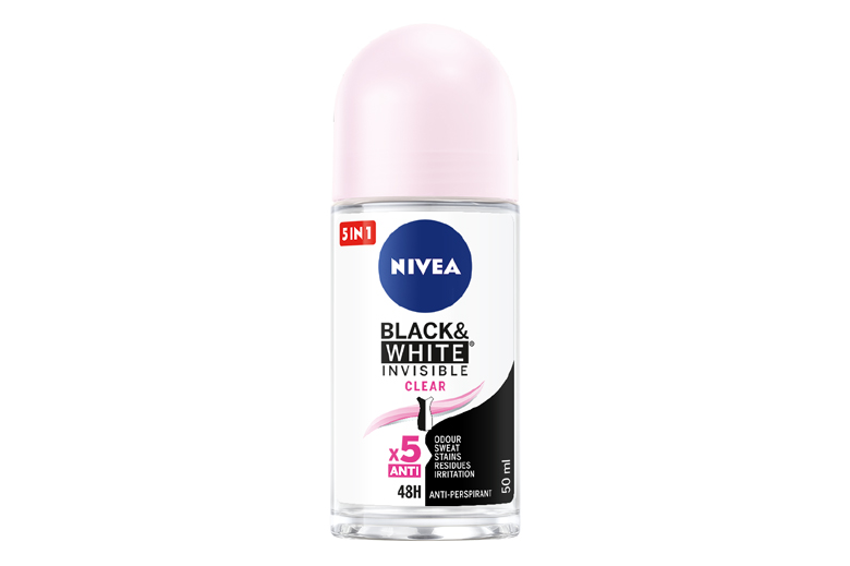 Nivea Invisible Black & White Clear Roll W 50ml