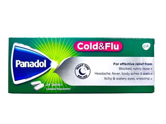 Panadol Cold&Flu Tablets 24's-Night.