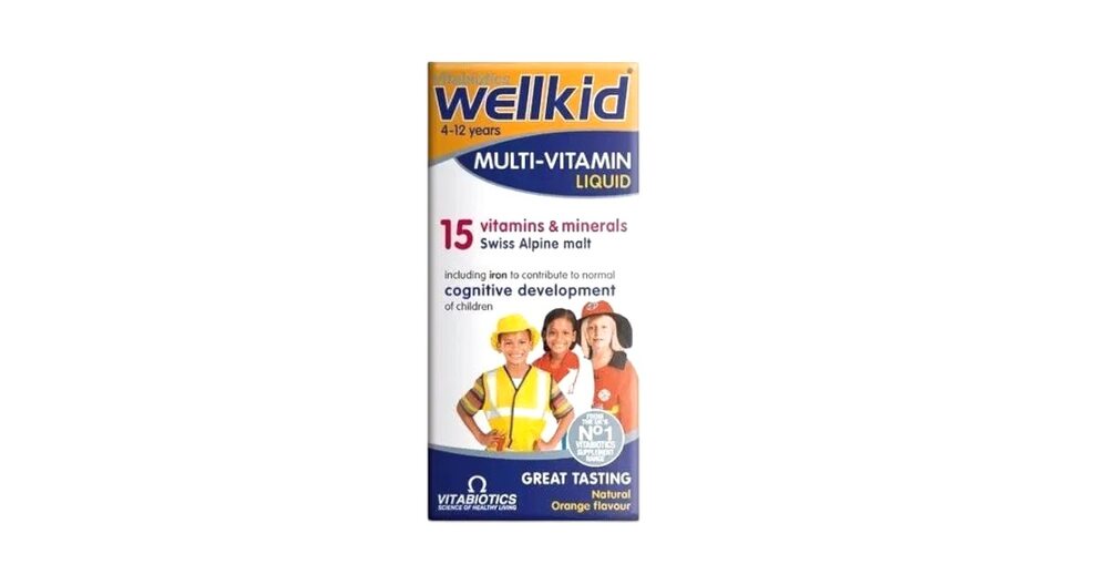 Wellkid Multivitamin Liquid 4Yrs-12Yrs 150ml