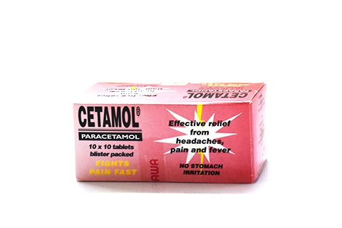 Cetamol 500mg Tablets 100's