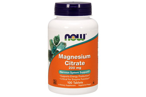 Now Magnesium Citrate 200mg Tablets 100's