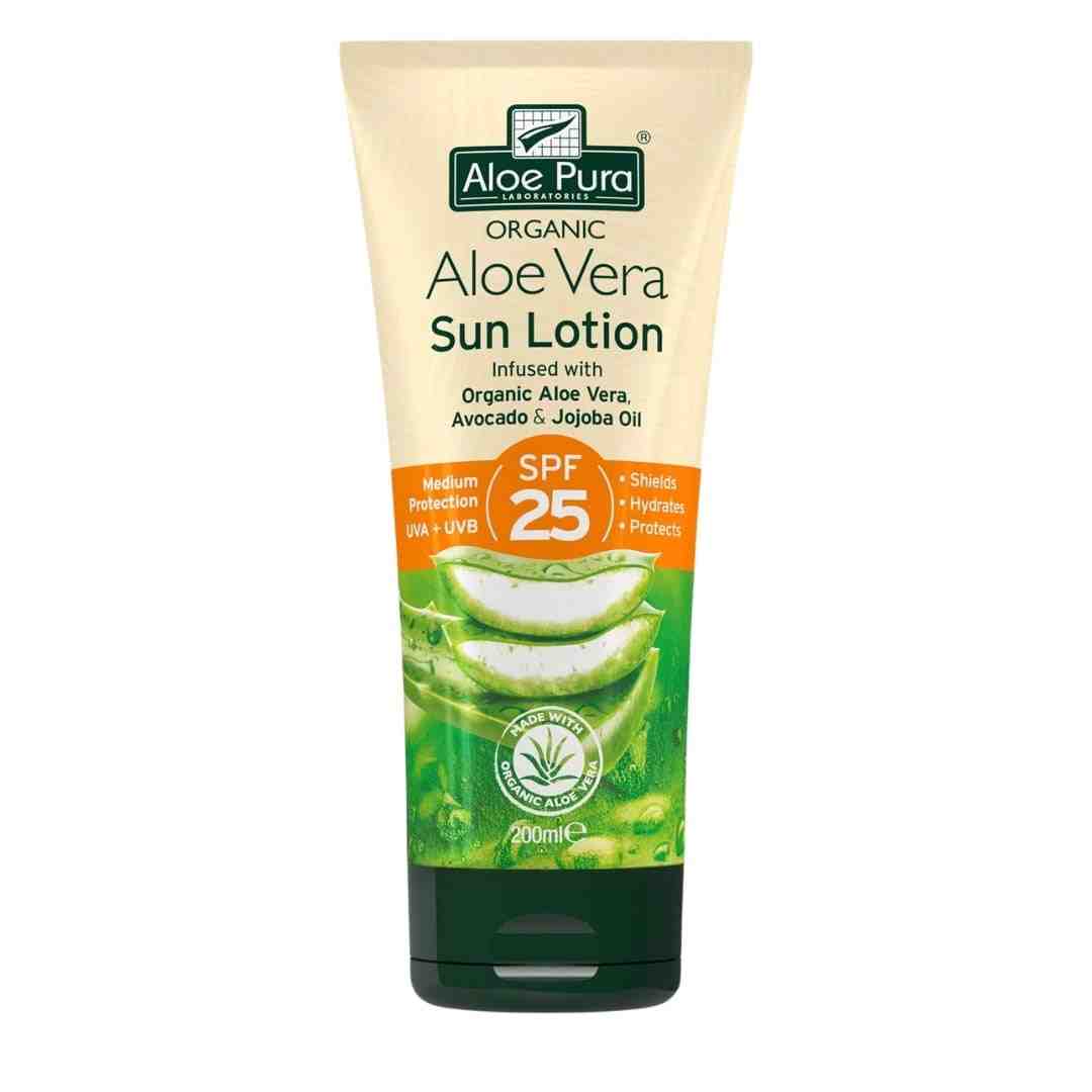 Aloe Pura Organic Aloe Vera Sun Lotion SPF25 200ml