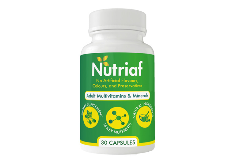 Nutriaf Adult Multivitamins & Minerals Caps 30s