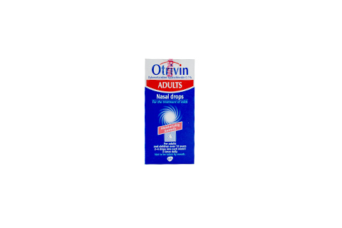 Otrivin Adult Nasal Drops 0.10% 10ml