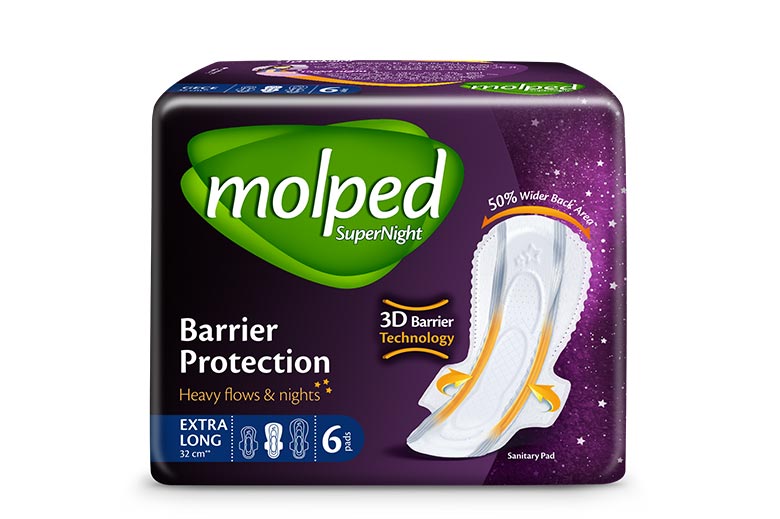 Molped Super Night Extra Long 6's