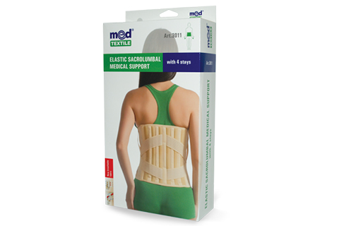 Medtextile Elastic Sacrolumbar Support (M) 4 stays