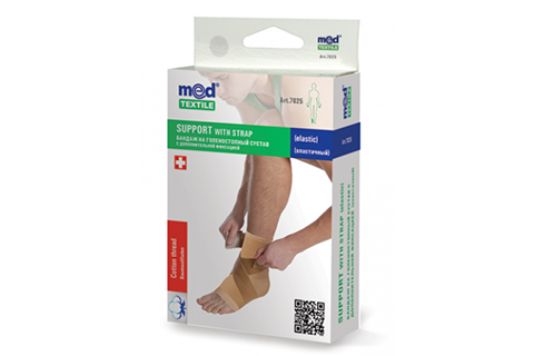 Medtextile Ankle Support With Strap-S