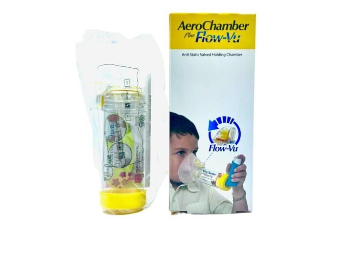 Aero Chambers With Child Mask-Yellow