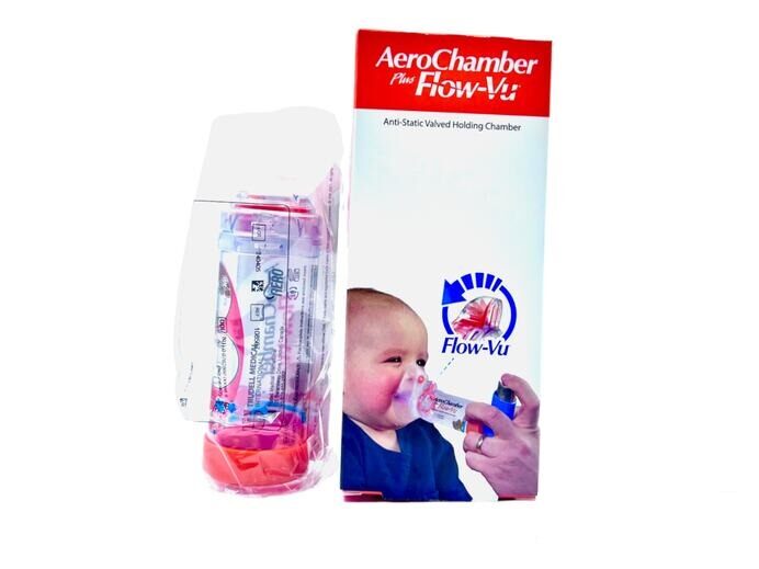 Aero Chamber With Infant  Mask-Orange