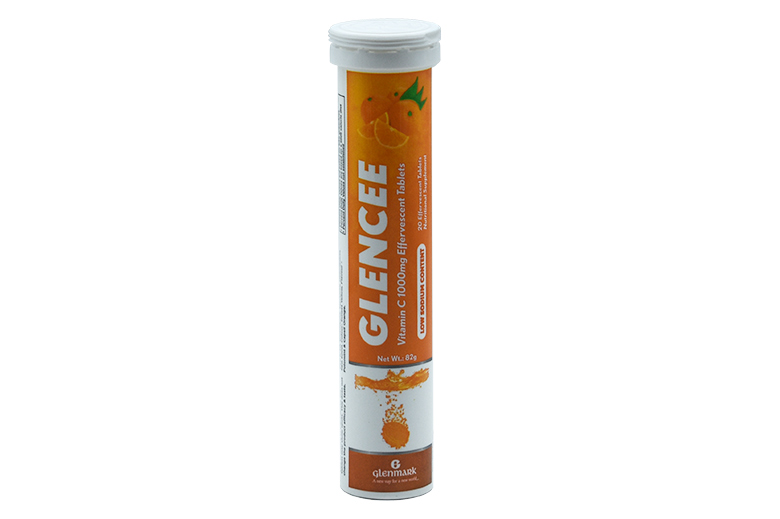 Glencee Vitamin C 1000mg Effervescent Tablets 20's