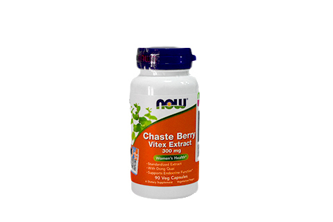Now Chaste Berry Vitex Extract 300mg Caps 90's
