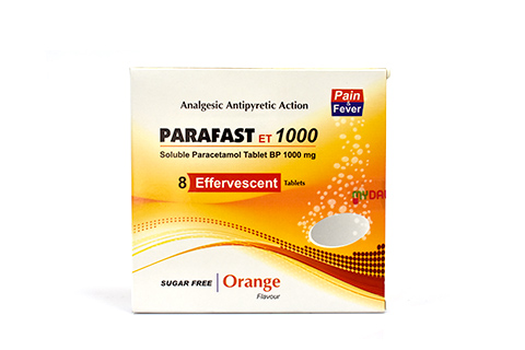 Parafast 1g Tablets 8's
