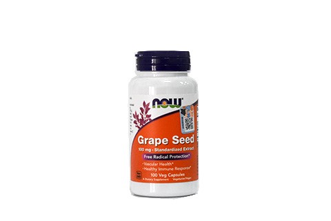 Now Grape Seed Extract 100mg Capsules 100's