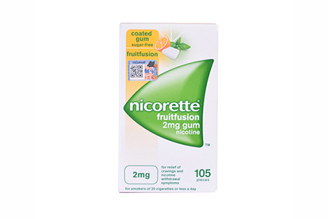 Nicorette FruitFusion Gum 2mg 105's