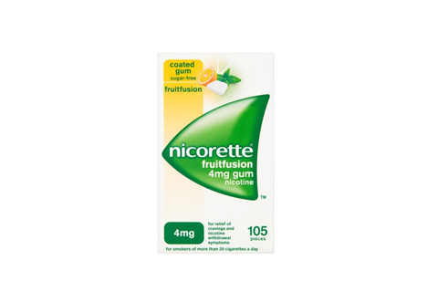 Nicorette Fruit Fusion Gum 4mg 105's