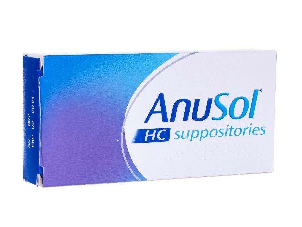 Anusol HC Suppositories 12's