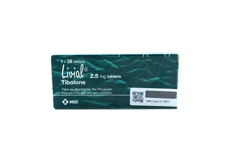 Livial 2.5mg Tablets 28's