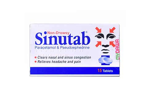 Sinutab Non-Drowsy Tablets 15's
