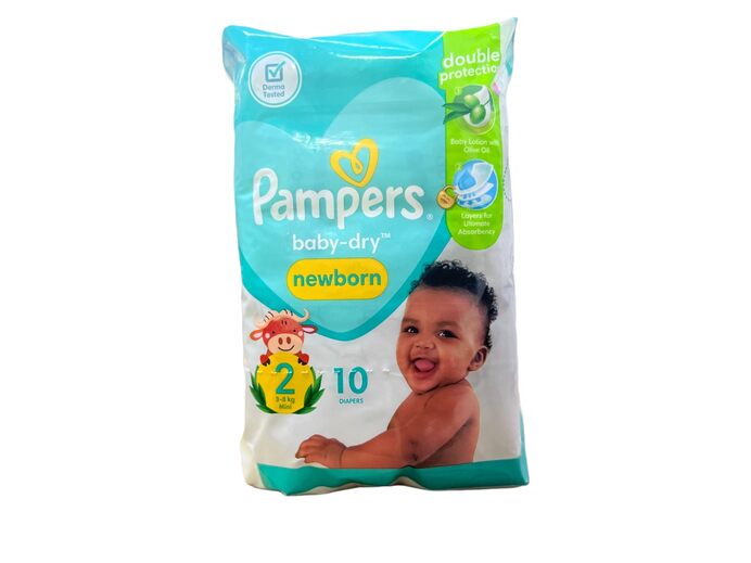 Pampers Diapers Mini Size 2 (3-8kgs) 10's