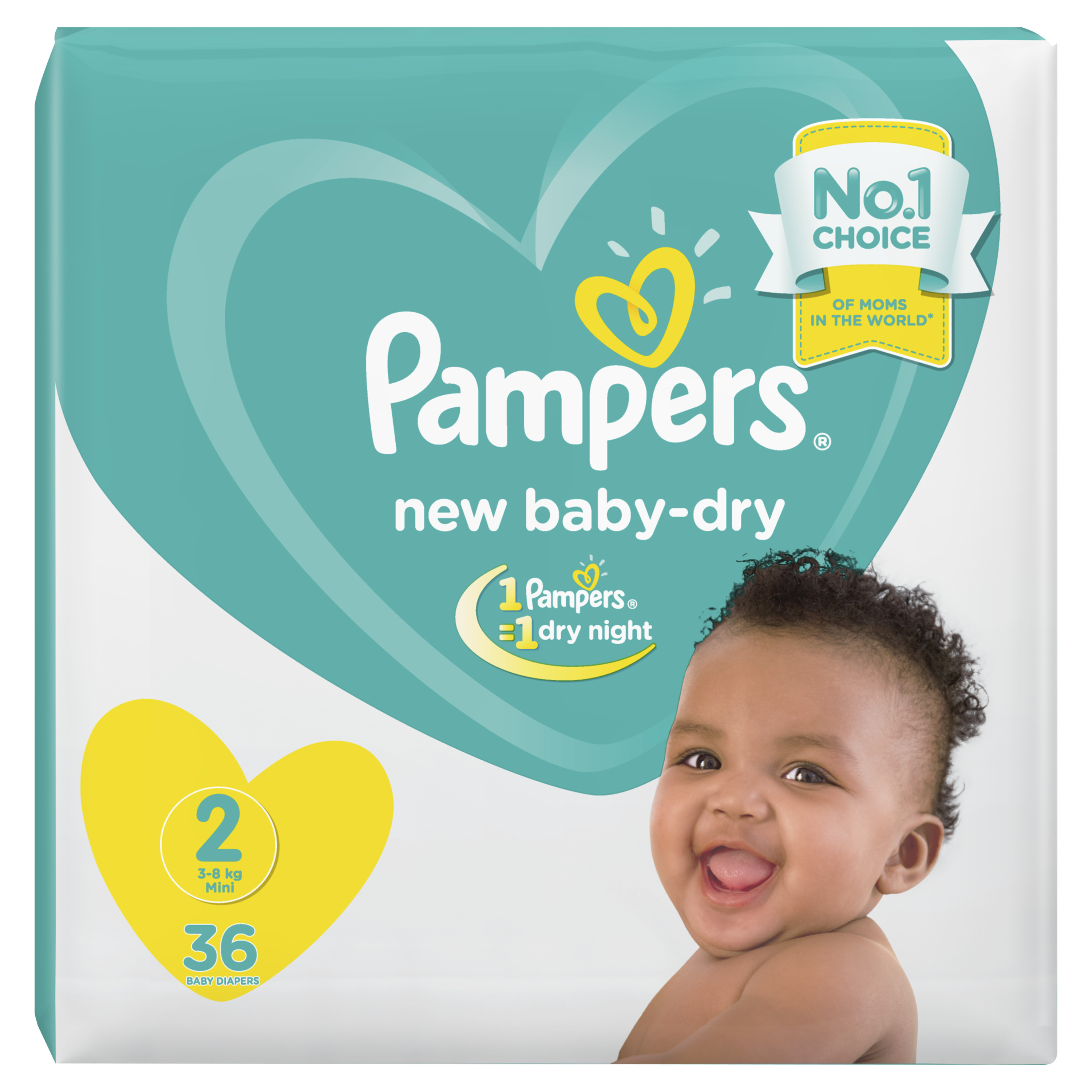 Pampers Mini Size 2 (3-8Kg) 36's