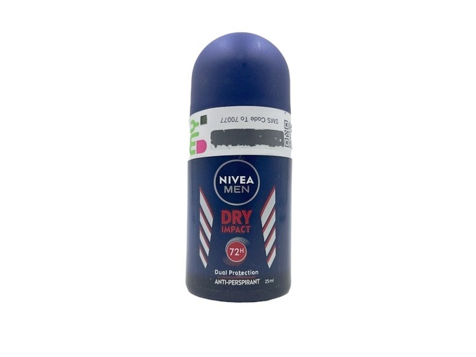  Nivea Dry Impact Roll On 25ml - Men