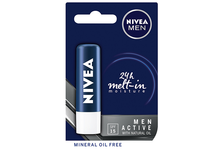 Nivea Lip Balm Men Active Care SPF15 