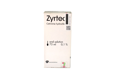 Zyrtec Oral Solution 1mg/ml 75ml