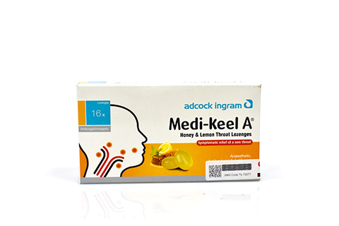 Medikeel Lozenges Honey & Lemon 16's