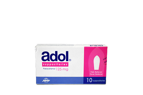 Adol 125mg Suppositories 10's