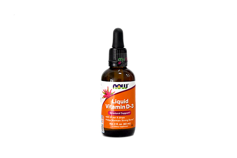 Now Liquid Vitamin D3 Drops 60ml