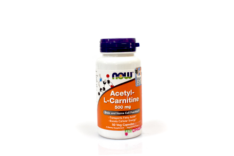 Now Acetyl L Carnitine 500mg Capsules 50's