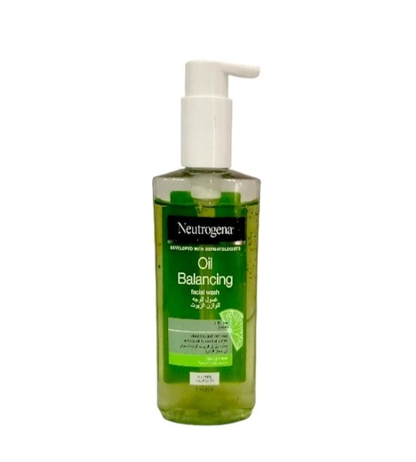 Neutrogena Oil Balancing Facial Wash Lime 200ml