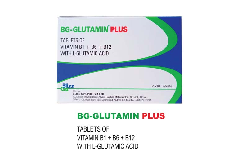 Bg-Glutamin Plus Tablets 20's