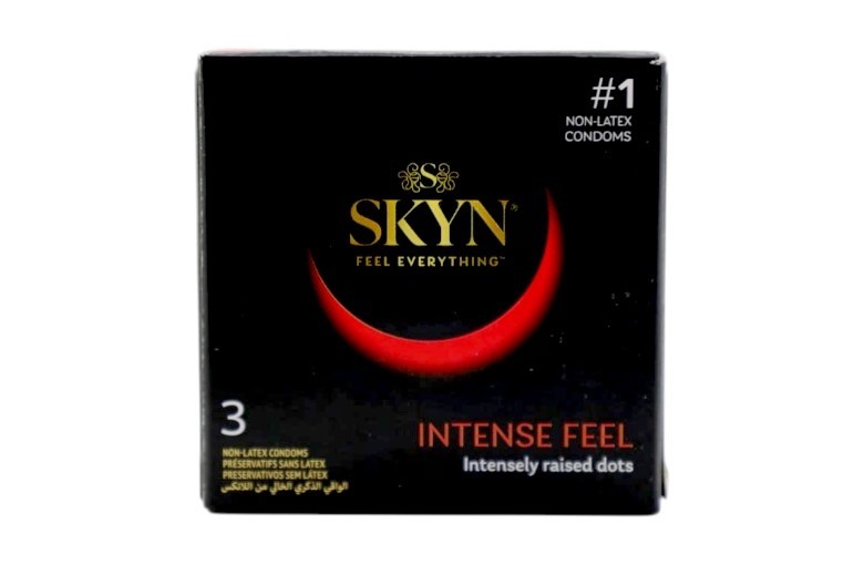 Skyn Intense Feel Dotted Non-Latex Condom 3's