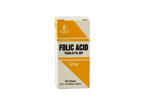 Folic Acid 5mg Tabelts 100's