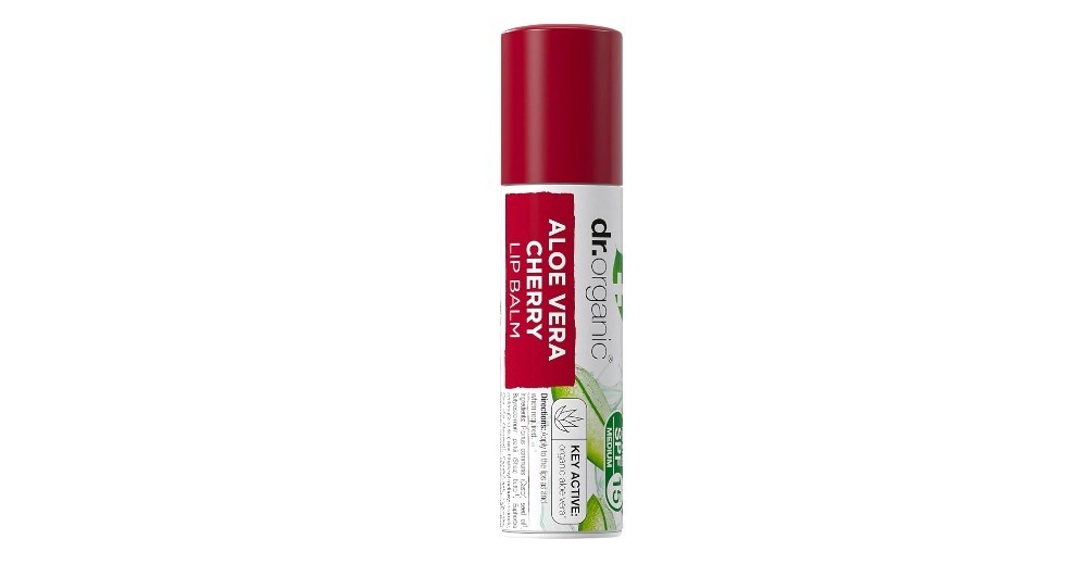 Dr Organic Aloe Vera Cherry Lip Balm