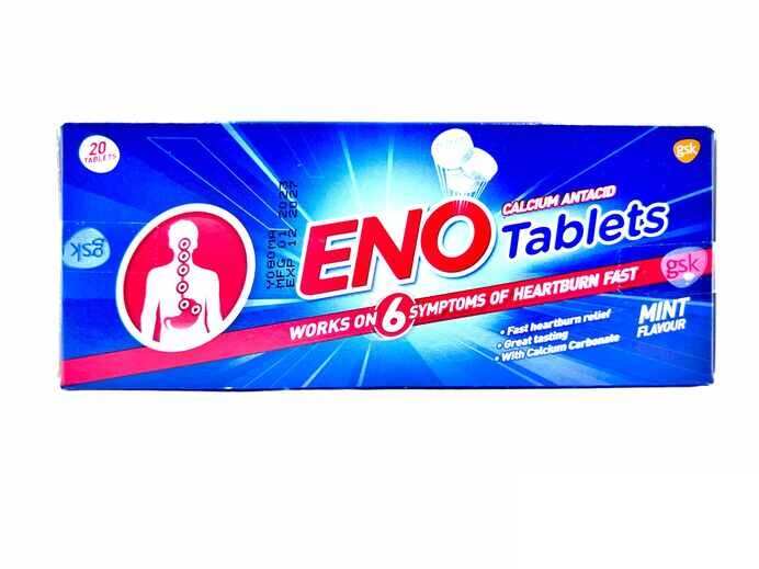 Eno Calcium Antacid Tablets 20's