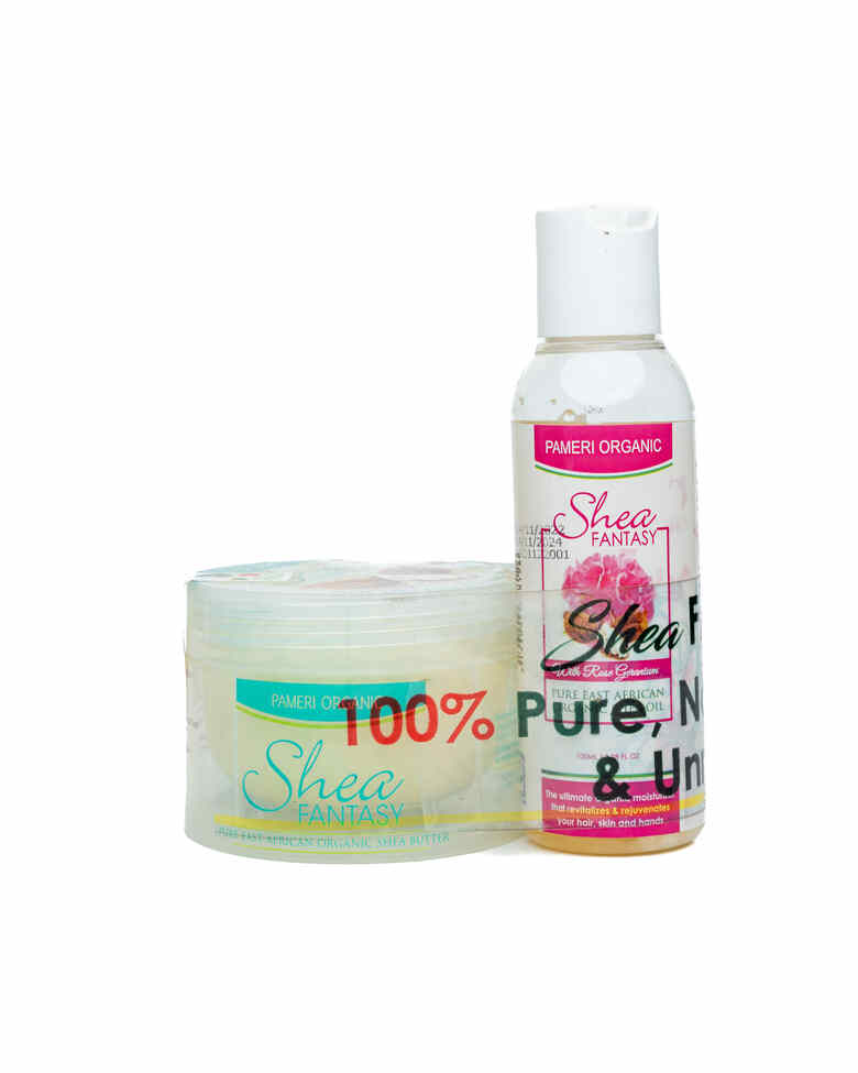 Shea Fantasy Shea Oil Rose Geranium 100ml+Shea But