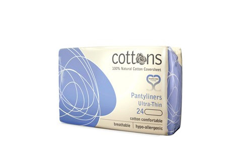 Organic Cottons panty Liners 24's