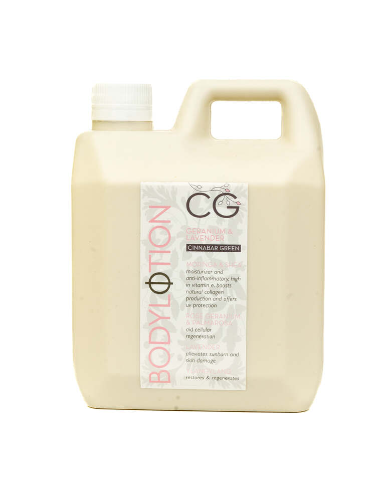 Cinnabar Body Lotion Geranium&Lavender 1 Litre