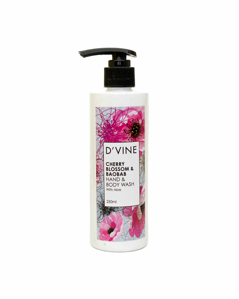 Divine Cherry Blossom & Baobab Hand &Body wash 250