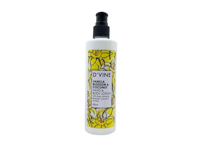Divine Vanilla Blossom & Coconut Hand &Body Lotion