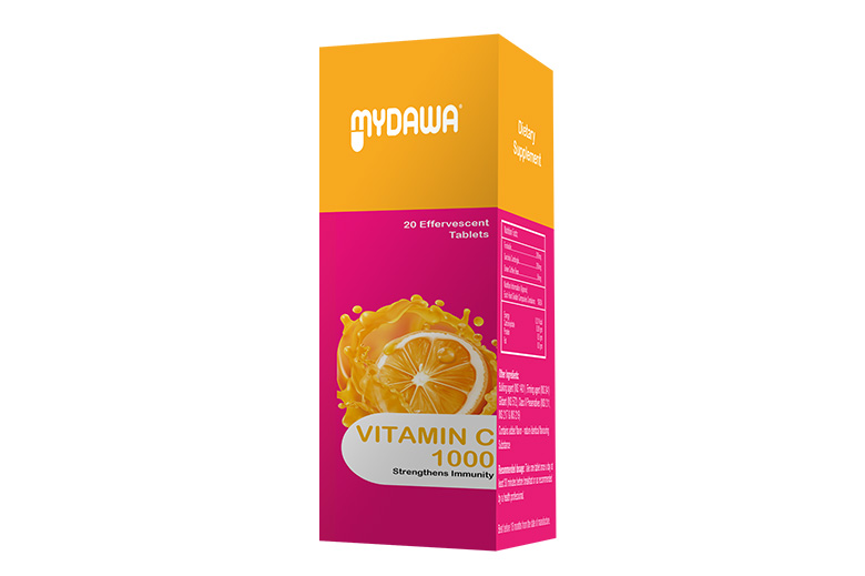 MYDAWA Vitamin C 1000mg Effervescent Tablets 20s