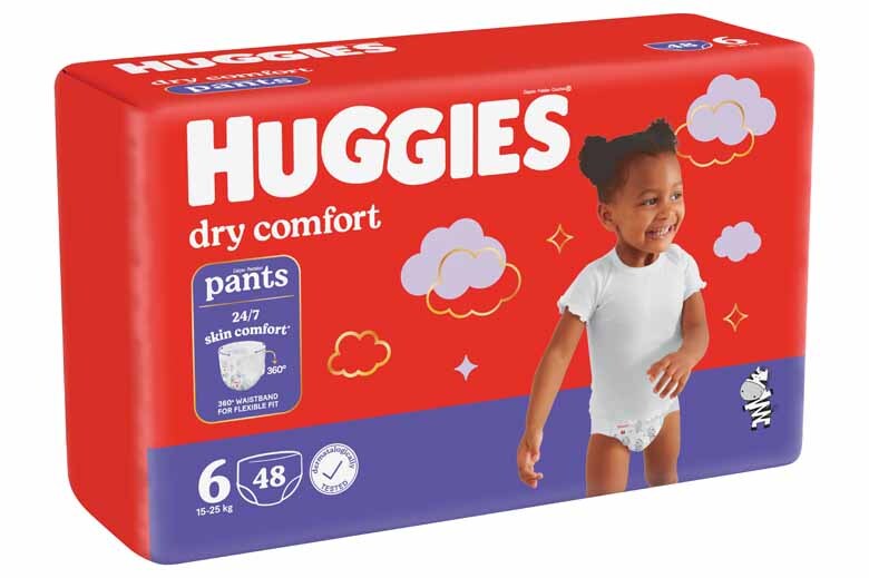 Huggies Dry Comfort Pants Size 6 48s