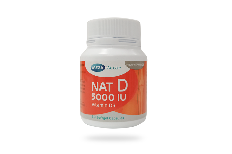Mega Nat D 5000IU 30's