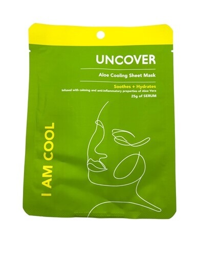 Uncover Face Mask Cool ( Aloe Vera )
