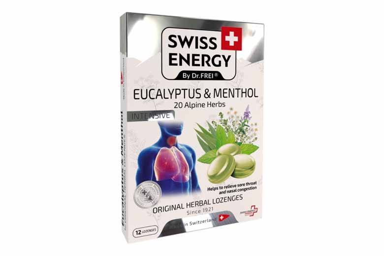 Swiss Energy  Lozenges-Eucalyptus &Menthol 12's