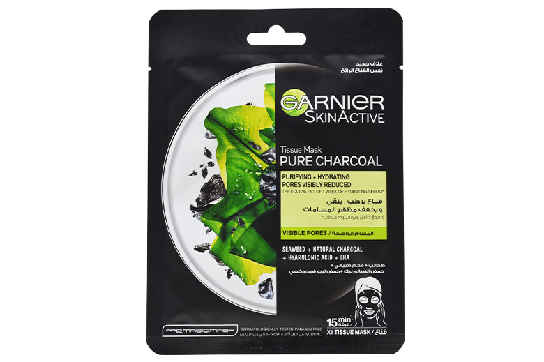 Garnier Charcoal Tissue Mask 1s