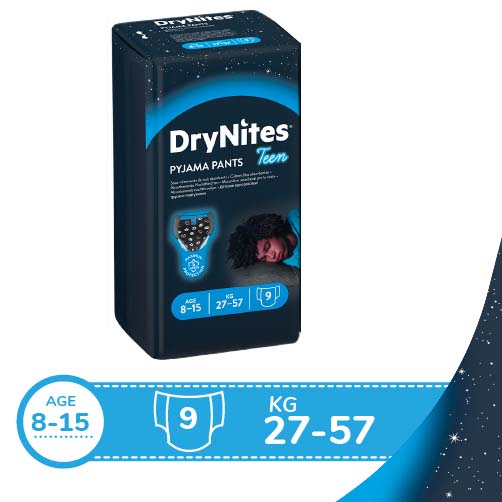 Huggies Drynights Boy ( 8-13yrs) 9s