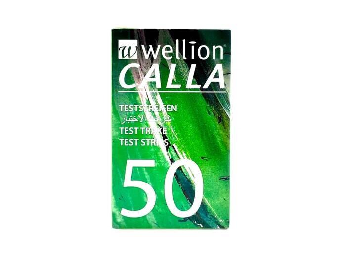 Wellion Calla Light Glucose Strips 50's